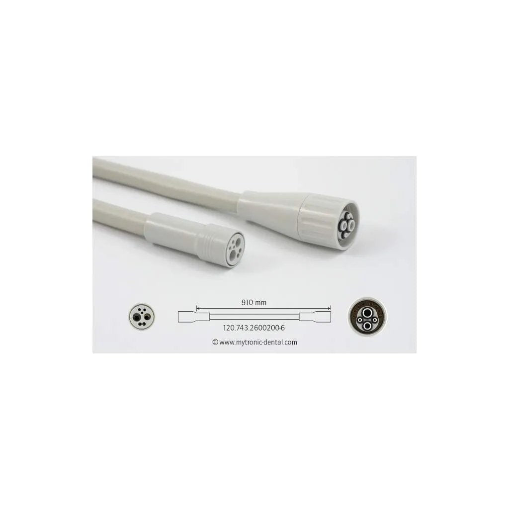 Turbínová hadice 4-otvorová se světlem